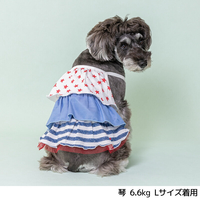 星柄キャミワンピ XS/S/M/L/XL D's Chat-ディーズチャット- 犬服 小型犬 ドッグウェア DS25SS ds251271