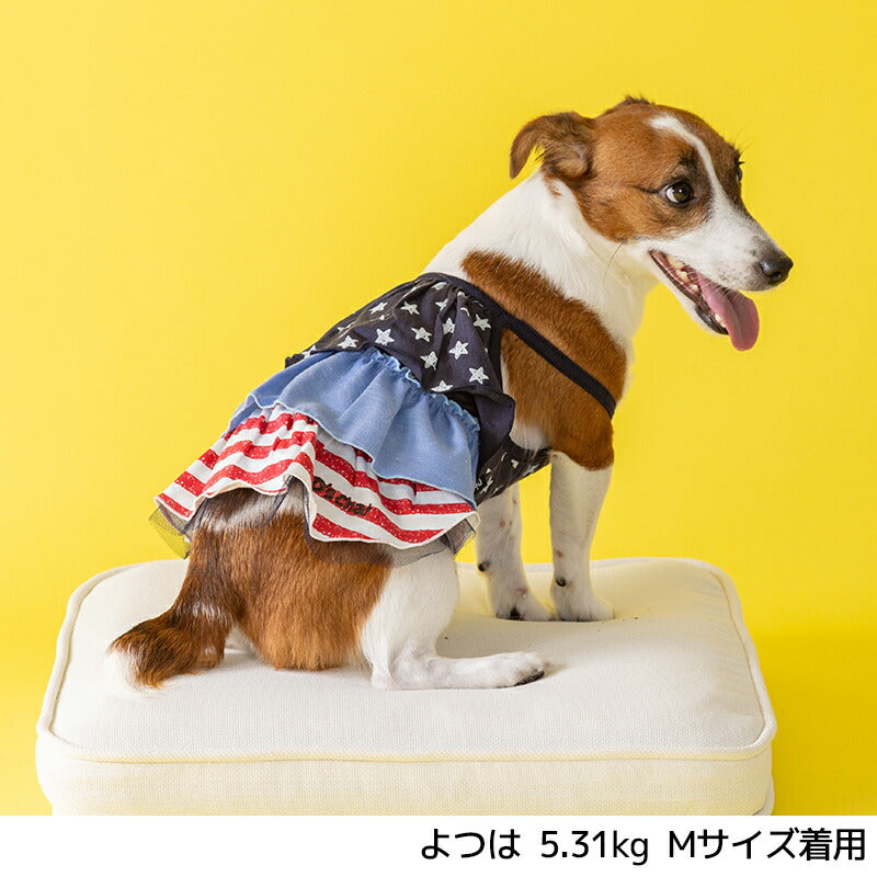 星柄キャミワンピ XS/S/M/L/XL D's Chat-ディーズチャット- 犬服 小型犬 ドッグウェア DS25SS ds251271