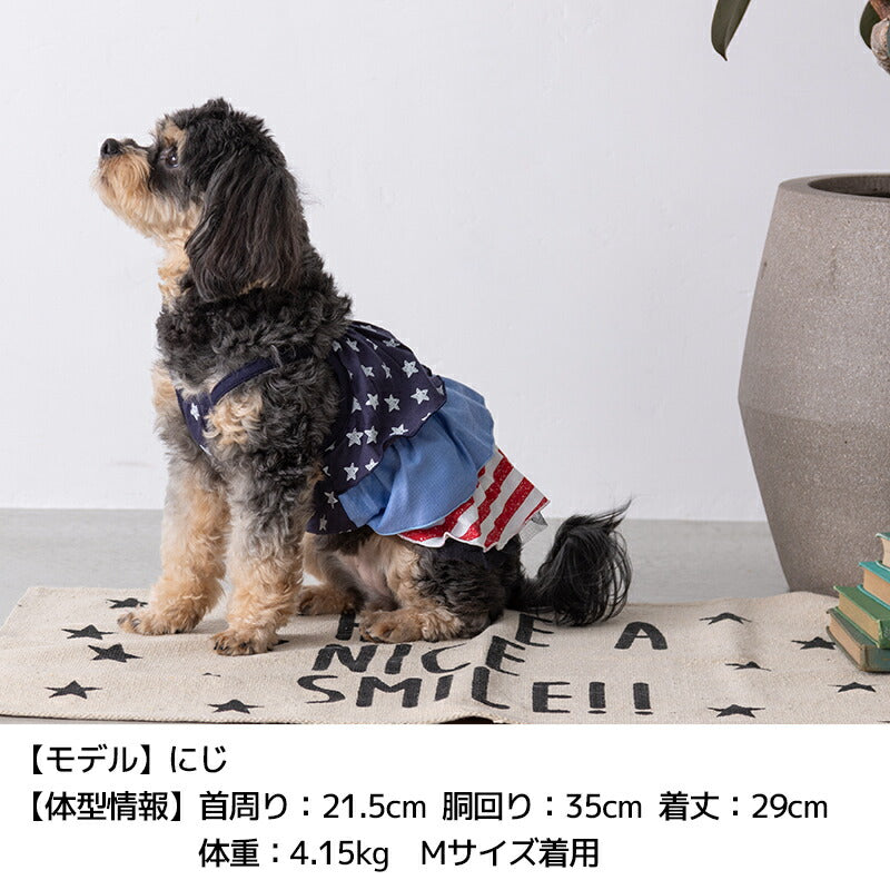 星柄キャミワンピ XS/S/M/L/XL D's Chat-ディーズチャット- 犬服 小型犬 ドッグウェア DS25SS ds251271