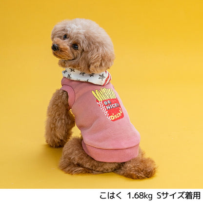 ポテトプリントパーカ XS/S/M/L/XL/XXL/DXS/DS/DM/DL/FBS/FBM/FBL D's Chat-ディーズチャット- 犬服 小型犬 ダックス フレブル ドッグウェア DS25AW ds251285