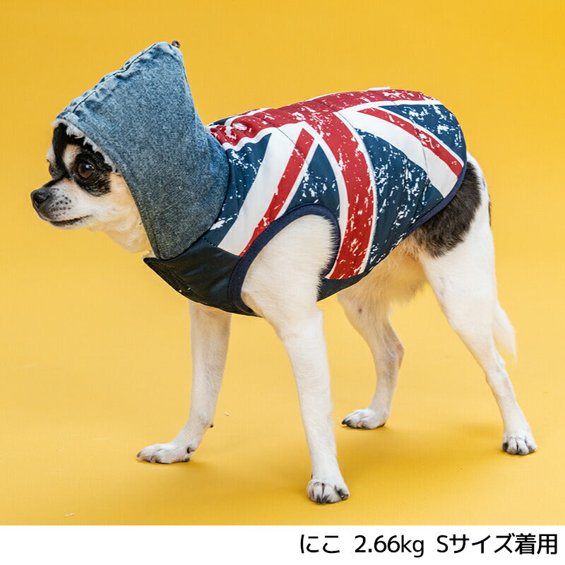 ユニオンジャックアウター XS/S/M/L/XL/XXL/DXS/DS/DM/DL/FBS/FBM/FBL D's Chat-ディーズチャット- 犬服 小型犬 ダックス フレブル ドッグウェア DS25AW ds251291