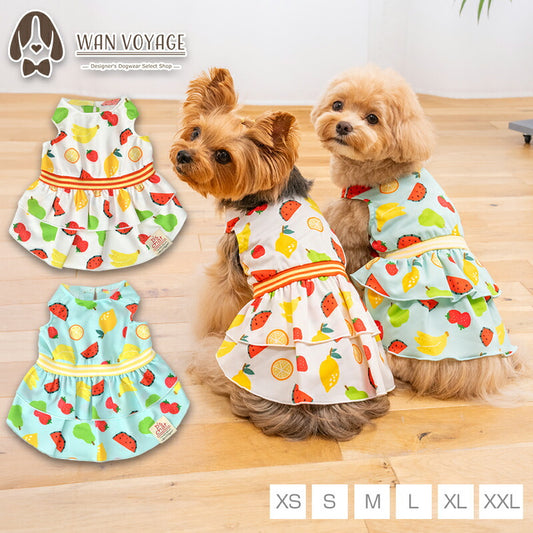 ストレッチフルーツワンピ XS/S/M/L/XL/XXL D's Chat-ディーズチャット- 犬服 小型犬 ドッグウェア DS26SS ds261310