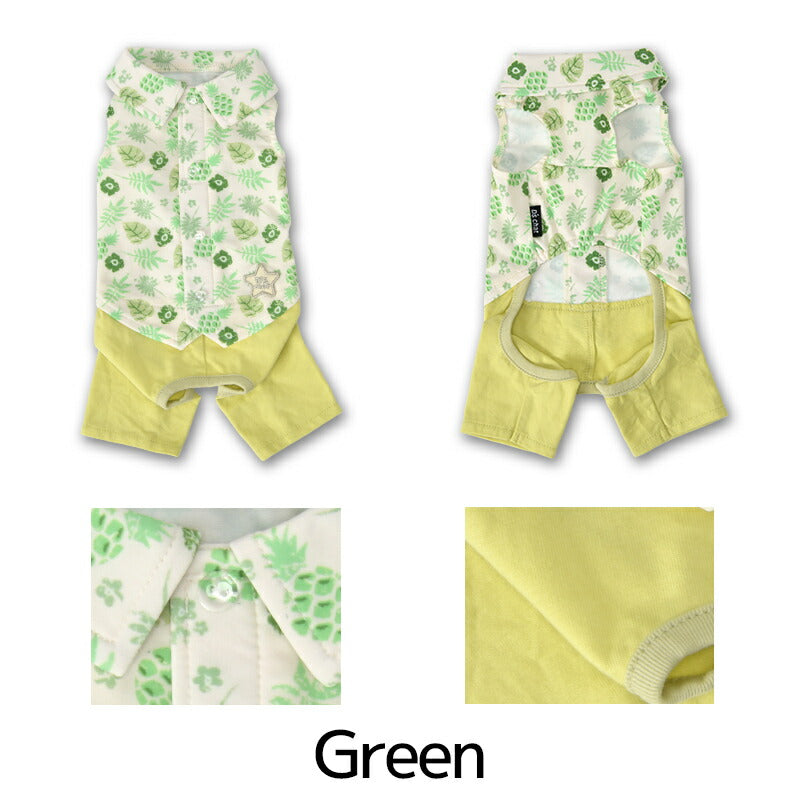 ボタニカルシャツパンツ XS/S/M/L/XL/XXL D's Chat-ディーズチャット- 犬服 小型犬 ドッグウェア DS26SS ds261312