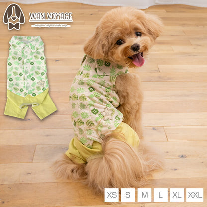 ボタニカルシャツパンツ XS/S/M/L/XL/XXL D's Chat-ディーズチャット- 犬服 小型犬 ドッグウェア DS26SS ds261312