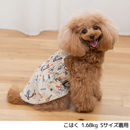 シャーリングアロハワンピ XS/S/M/L/XL/XXL/4L/5L/6L/OS/OM/OL D's Chat-ディーズチャット- 犬服 小型犬 大型犬 ダックス フレブル ドッグウェア DS26SS ds261315