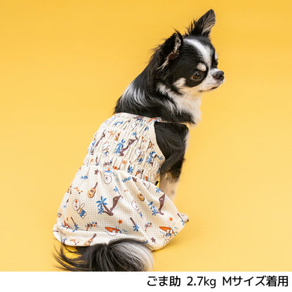 シャーリングアロハワンピ XS/S/M/L/XL/XXL/4L/5L/6L/OS/OM/OL D's Chat-ディーズチャット- 犬服 小型犬 大型犬 ダックス フレブル ドッグウェア DS26SS ds261315