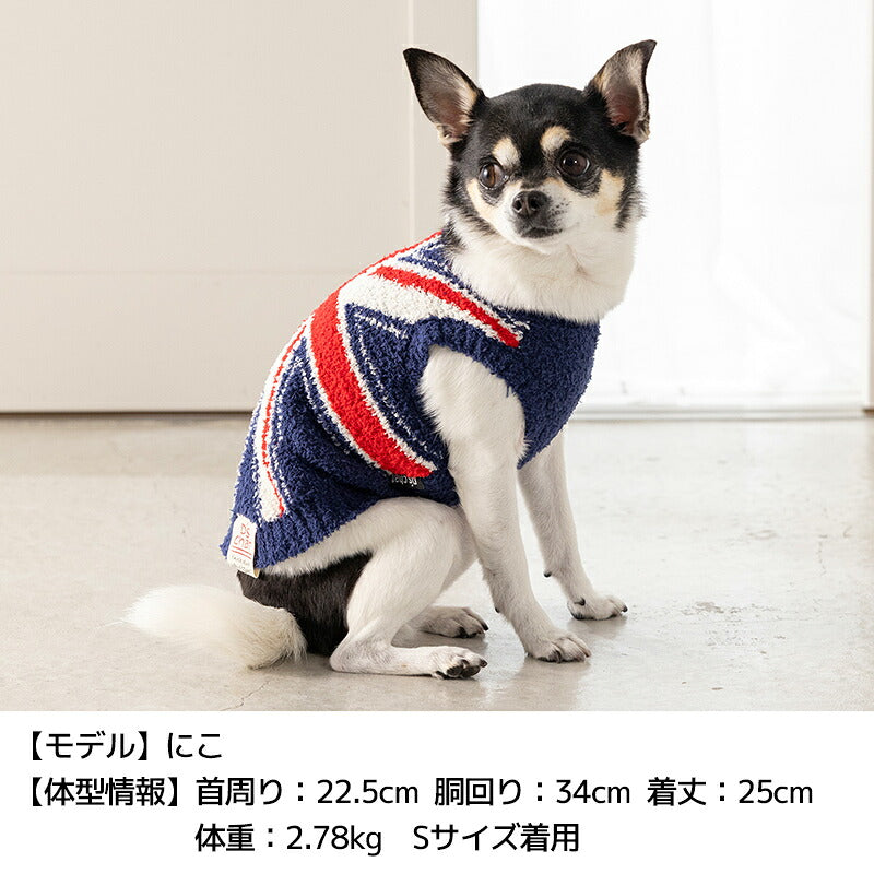 イギリス柄ニット XS/S/M/L/XL/XXL/DXS/DS/DM/DL/FBS/FBM/FBL D's Chat-ディーズチャット- 犬服 小型犬 ダックス フレブル ドッグウェア DS26AW