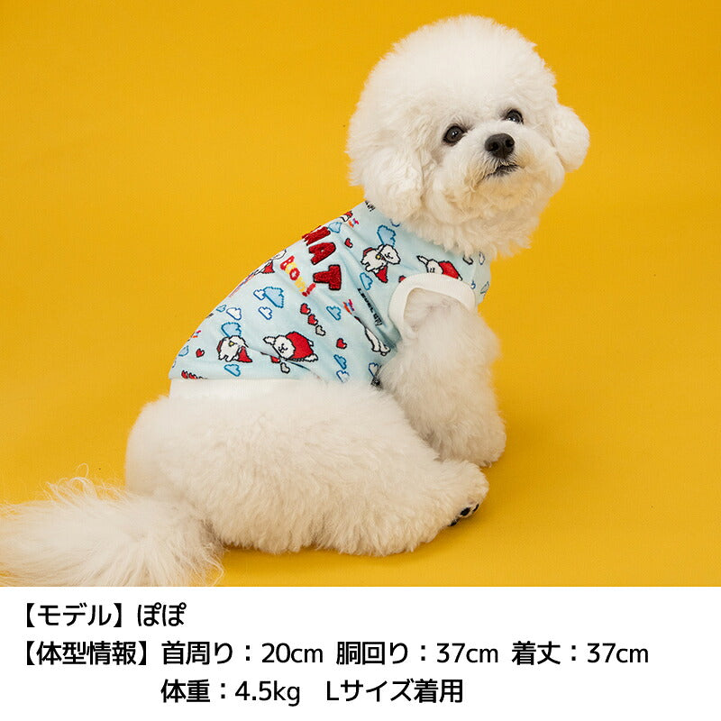 ディーズ君スーパーマンタンク XS/S/M/L/XL/XXL/DXS/DS/DM/DL/FBS/FBM/FBL D's Chat-ディーズチャット- 犬服 小型犬 ダックス フレブル ドッグウェア DS26AW