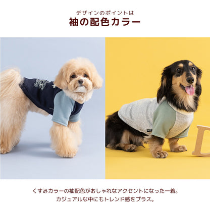 ディーズ君ラグラントレーナー XS/S/M/L/XL/XXL/DXS/DS/DM/DL/FBS/FBM/FBL D's Chat-ディーズチャット- 犬服 小型犬 ダックス フレブル ドッグウェア DS26AW