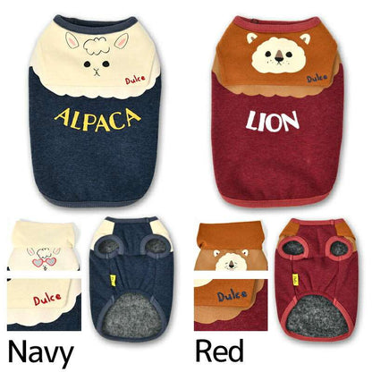 あにまるカラートレーナー S/M/L/XL Dulce-ドゥルチェ- 犬服 ドッグウェア DU24AW du241132