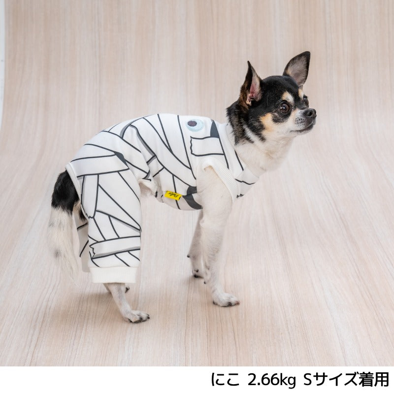 包帯ぐるぐるつなぎ S/M/L/XL Dulce-ドゥルチェ- 犬服 ドッグウェア DU25AW du251174