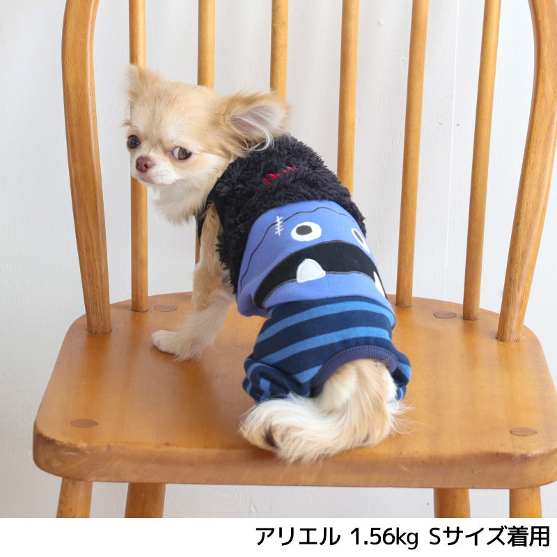 フランケンなりきりつなぎ S/M/L/XL Dulce-ドゥルチェ- 犬服 ドッグウェア DU25AW du251178