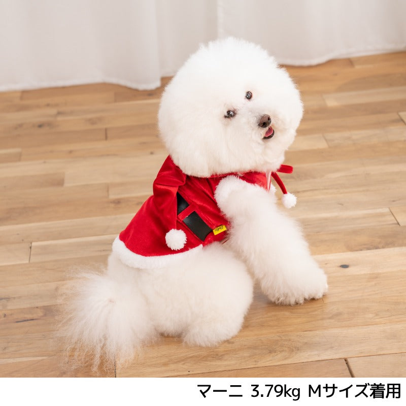 サンタなりきりパーカ S/M/L/XL Dulce-ドゥルチェ- 犬服 ドッグウェア DU25AW du251179