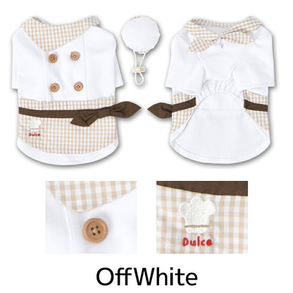 なりきりコックさん S/M/L/XL Dulce-ドゥルチェ- 犬服 ドッグウェア トイプードル チワワ ダックス DU26AW du261198