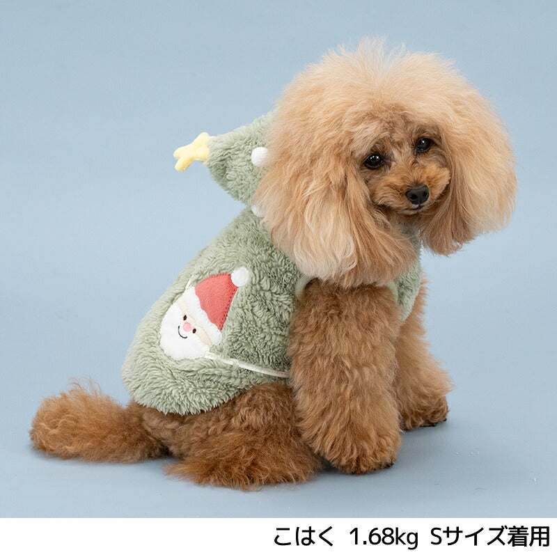 なりきりクリスマスパーカ S/M/L/XL Dulce-ドゥルチェ- 犬服 ドッグウェア クリスマス トイプードル チワワ ダックス DU26AW du261202