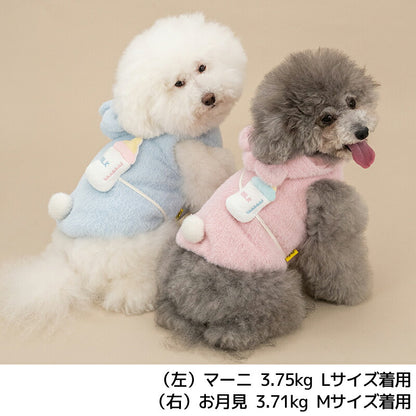 ベイビーパーカ S/M/L/XL Dulce-ドゥルチェ- 犬服 ドッグウェア トイプードル チワワ ダックス DU26AW du261204
