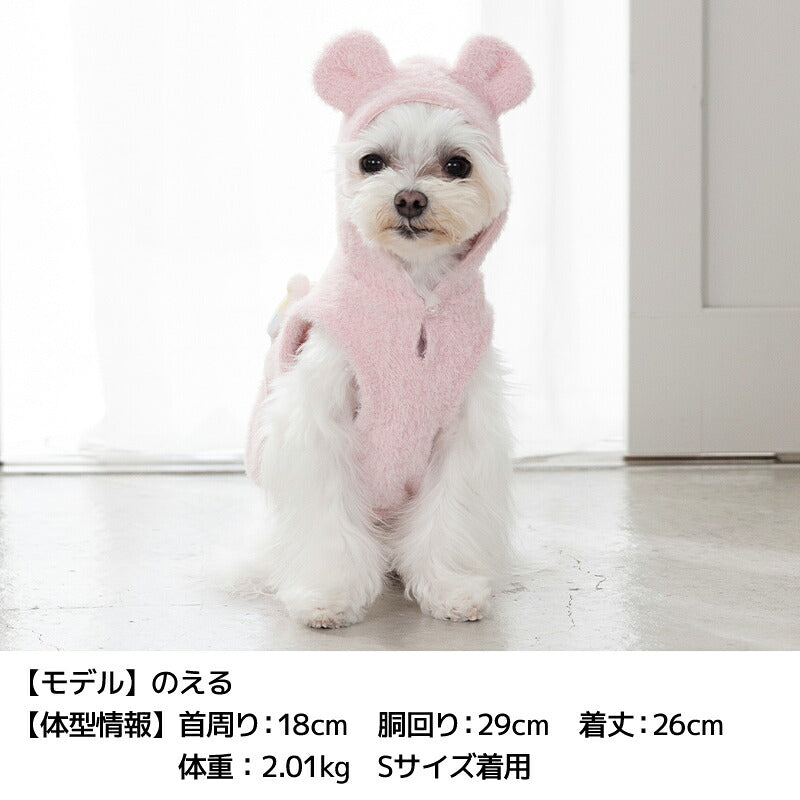 ベイビーパーカ S/M/L/XL Dulce-ドゥルチェ- 犬服 ドッグウェア トイプードル チワワ ダックス DU26AW du261204