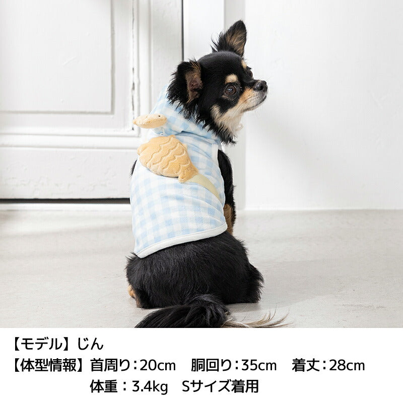 たい焼きパーカ S/M/L/XL Dulce-ドゥルチェ- 犬服 ドッグウェア トイプードル チワワ ダックス DU26AW du261208