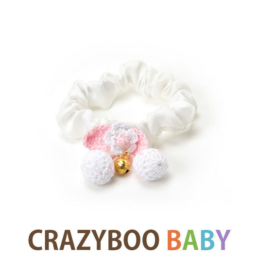 CRAZYBOO Baby（クレイジーブー ベビー） レースポンポン シュシュ 2XS / XS / Sサイズ 犬服 / 犬の服 / ドッグウェア CBbaby 109632