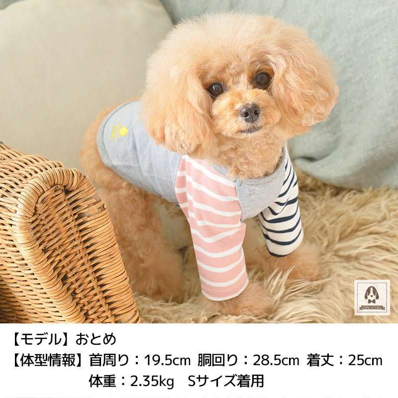 犬服 長袖 プードル トップ