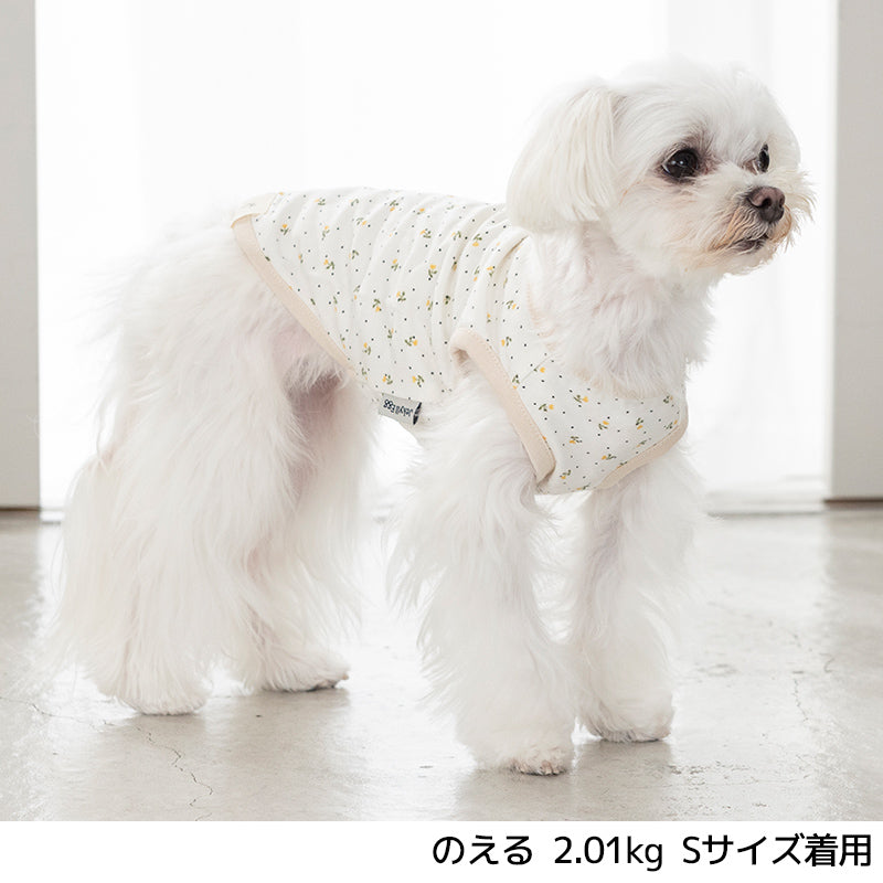 小花柄タンクトップ XS/S/M/L/XL/XXL/DS/DM Jekyll Egg-ジキルエッグ- 犬服 ドッグウェア トイプードル チワワ ポメラニアン JE26AW je261252