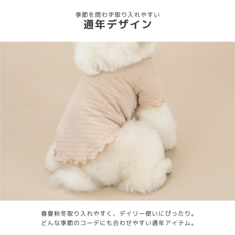 メローTシャツ XS/S/M/L/XL/XXL/DS/DM Jekyll Egg-ジキルエッグ- 犬服 ドッグウェア トイプードル チワワ ポメラニアン JE26AW je261254