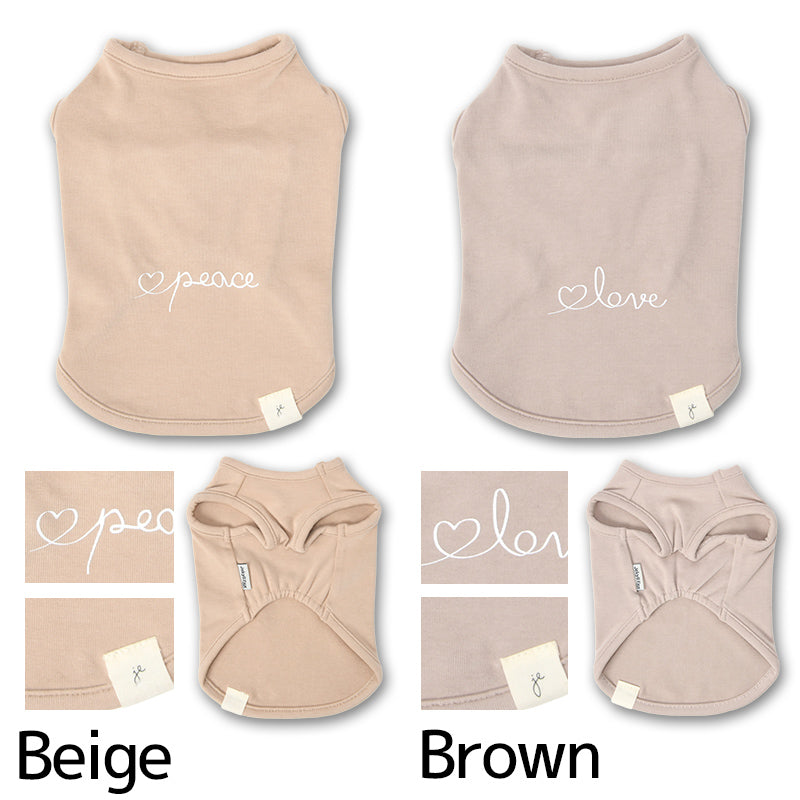 シンプルタンクトップ XS/S/M/L/XL/XXL/DS/DM Jekyll Egg-ジキルエッグ- 犬服 ドッグウェア トイプードル チワワ ポメラニアン JE26AW je261255