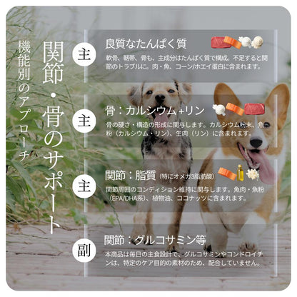 ミートワークス鹿肉×13種の漢方 犬用 国産 無添加 総合栄養食 厳選鹿肉 お試し ドッグフード プレミアムフード ヒューマングレード mw260002