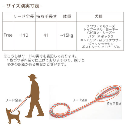 バイカラーコードリード Free Solgra-ソルグラ- 犬用 リード トイプードル チワワ ポメラニアン SO22AW so169199-1