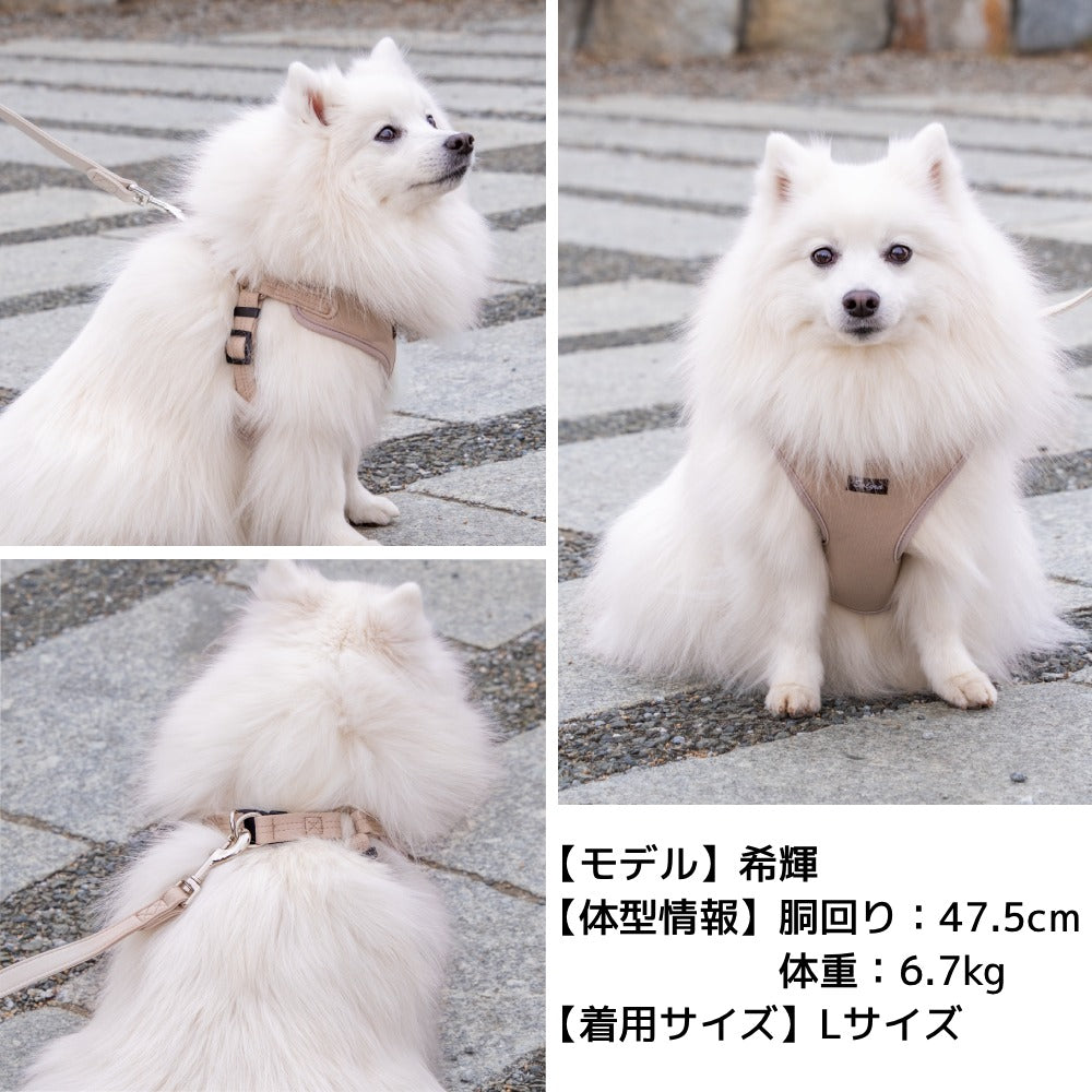 ナチュラルニットハーネス XS/S/M/L Solgra-ソルグラ- 小型犬用 中型犬用 ハーネス トイプードル チワワ ポメラニアン SO23SS so169237-1