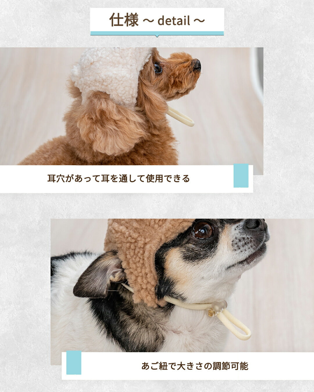 ボアキャップ S/SM/M/L/XL Solgra-ソルグラ- 犬用 帽子 SO25AW so252591
