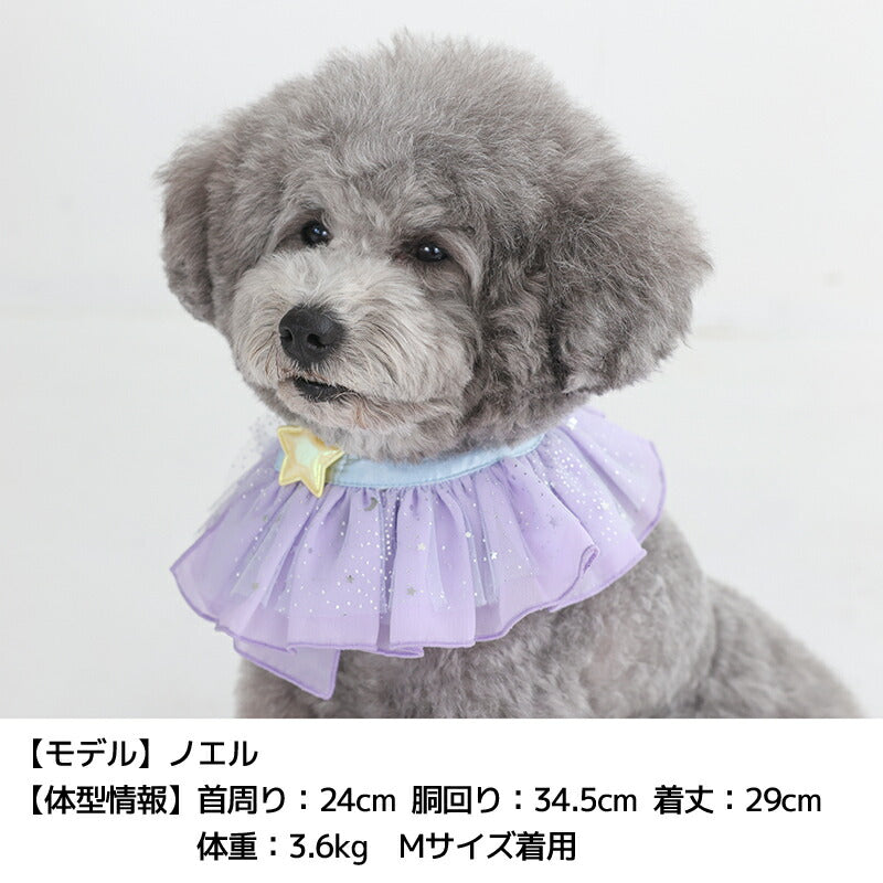 【公式通販限定】キラキラ七夕スタイ S/M/L Solgra-ソルグラ- 犬用 SO25AW so252616