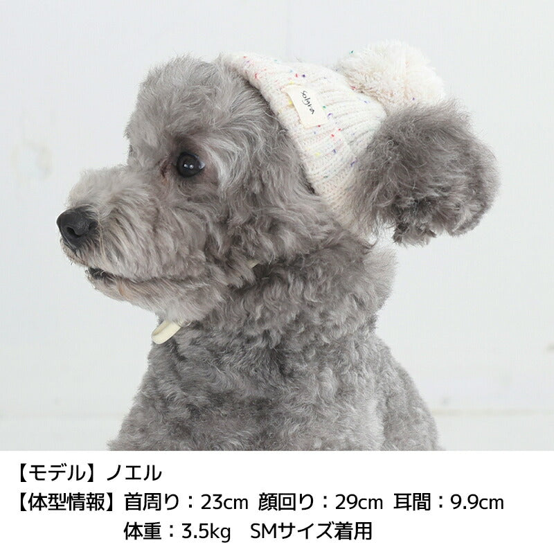 ネップニット帽 S/SM/M/L/XL Solgra-ソルグラ- 犬用 帽子 SO25AW so252620
