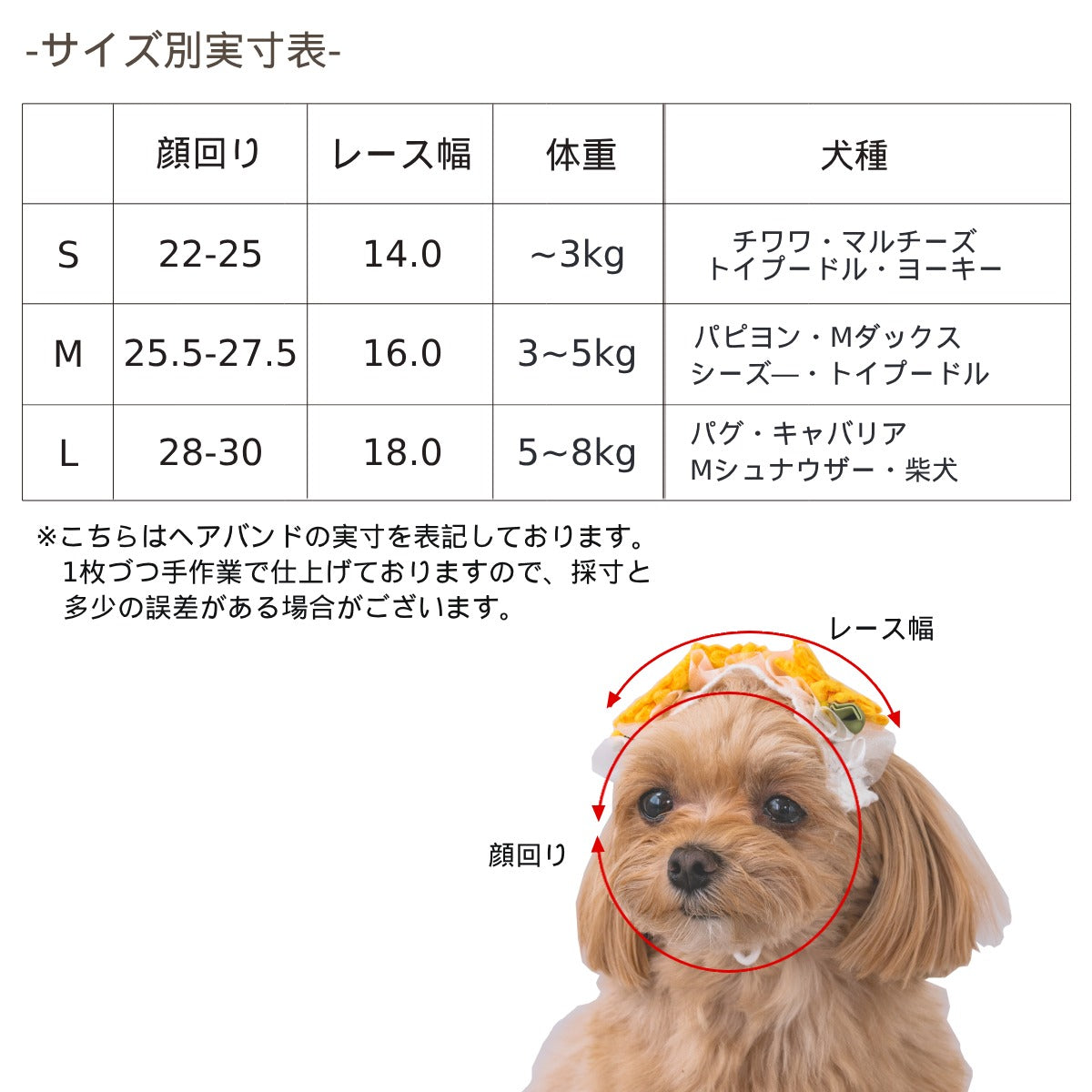 ひまわりヘアバンド S/M/L SOLGRA -ソルグラ- 犬用 アクセサリー SO25SS so252639