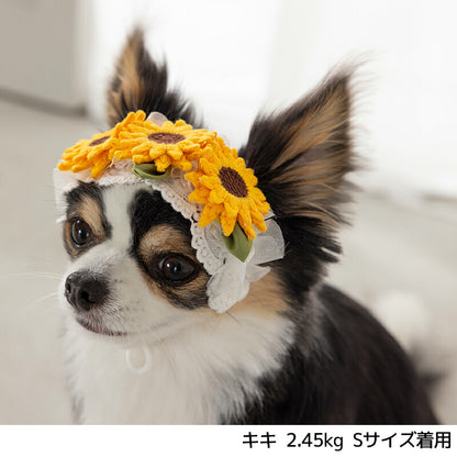 ひまわりヘアバンド S/M/L SOLGRA -ソルグラ- 犬用 アクセサリー SO25SS so252639