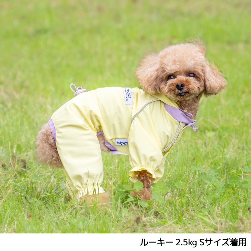 カラフルレインコート S/M/L/XL/XXL/DXS/DS/DM SOLGRA -ソルグラ- 犬服 ドッグウェア レインウェア 雨具 SO26SS so261738