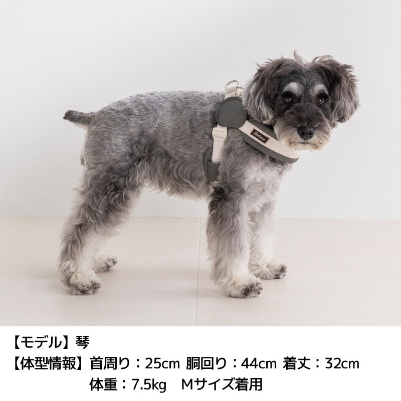 レザーステップハーネス XS/S/M/L Solgra-ソルグラ- 犬用 犬具 お散歩 小型犬用 トイプードル チワワ ダックス 簡単装着 抜けにくい SO26AW so269777