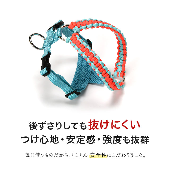 バイカラーコードハーネス S/M/L Solgra-ソルグラ- 犬用 ハーネス 小型犬 中型犬 SO22AW so169197-1