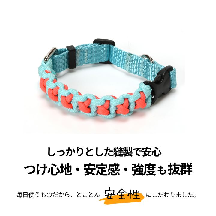 小型犬用　首輪　BAND 首輪（ベルト 小型犬用 ホワイト×レッド キューティーハート HEARTBREAKERS OF 犬服・アクセサリー