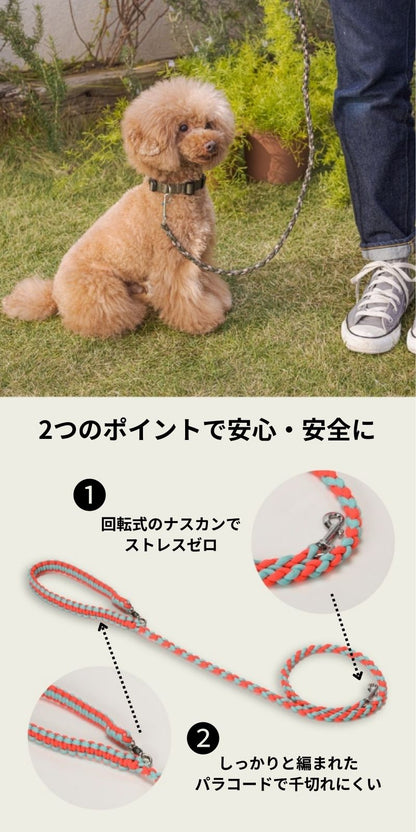 バイカラーコードリード Free Solgra-ソルグラ- 犬用 リード トイプードル チワワ ポメラニアン SO22AW so169199-1