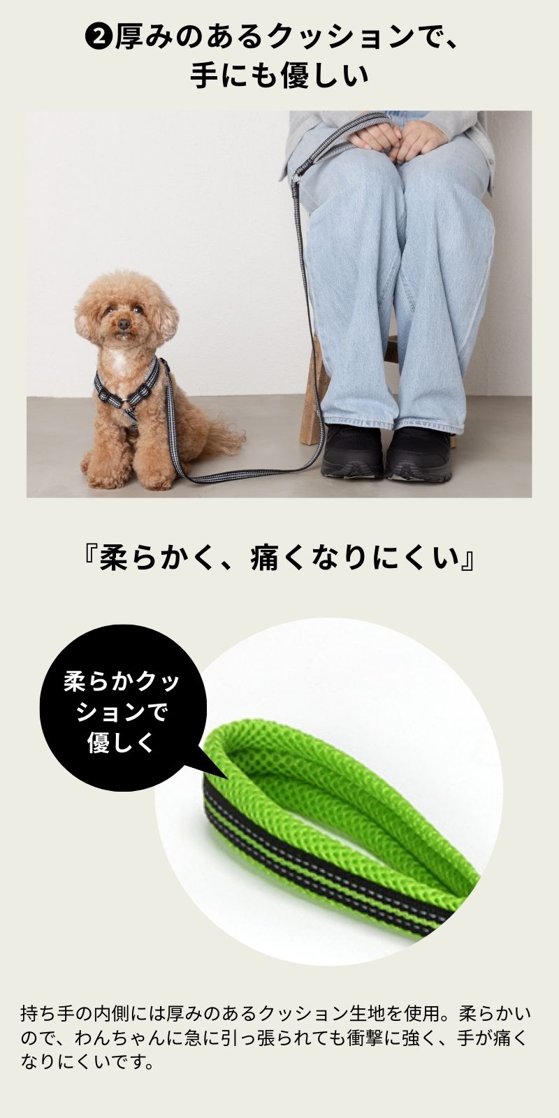 スポーティーリード F Solgra-ソルグラ- 小型犬用 リード SO23AW so235294-1