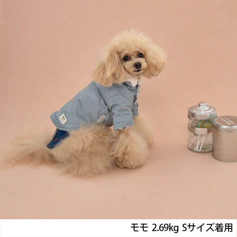 英字風フードコート XS/S/M/L/XL/XXL TINOTITO -ティノティート- 犬服 ドッグウェア トイプードル チワワ ポメラニアン TT22AW tt162284-1