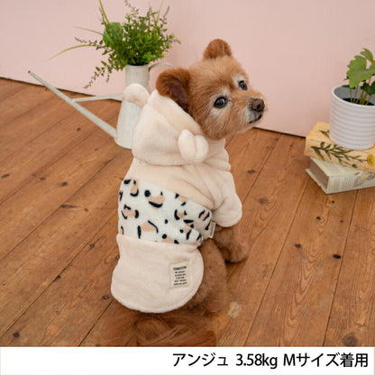 ヒョウ柄ふわふわコート XS/S/M/L/XL/XXL TINOTITO -ティノティート- 犬服 ドッグウェア トイプードル チワワ ポメラニアン TT22AW tt162287-1