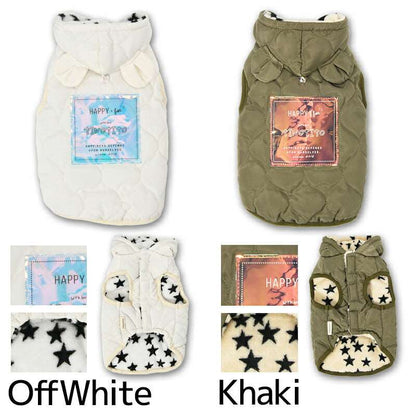 くま耳キルトコート XS/S/M/L/XL/XXL TINOTITO -ティノティート- 犬服 ドッグウェア TT23AW tt231316-1