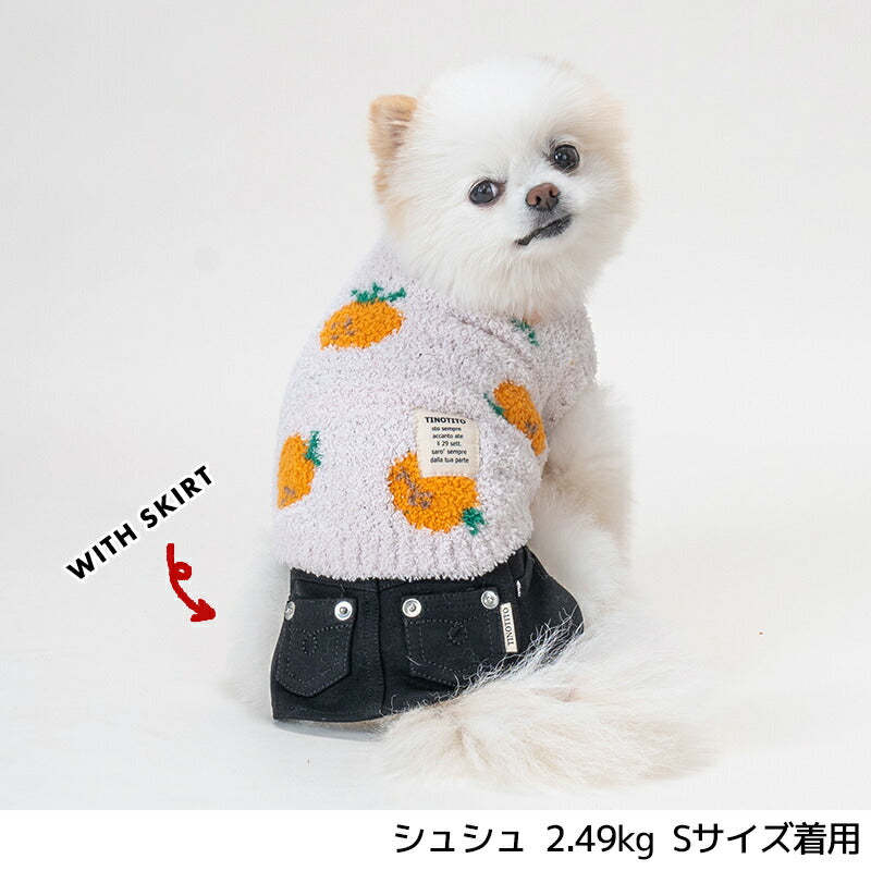 マシュマロランダム柄ニット XS/S/M/L/XL/XXL TINOTITO -ティノティート- 犬服 ドッグウェア TT24AW