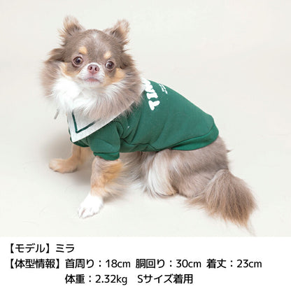 プレッピートレーナー XS/S/M/L/XL/XXL TINOTITO -ティノティート- 犬服 ドッグウェア TT24AW