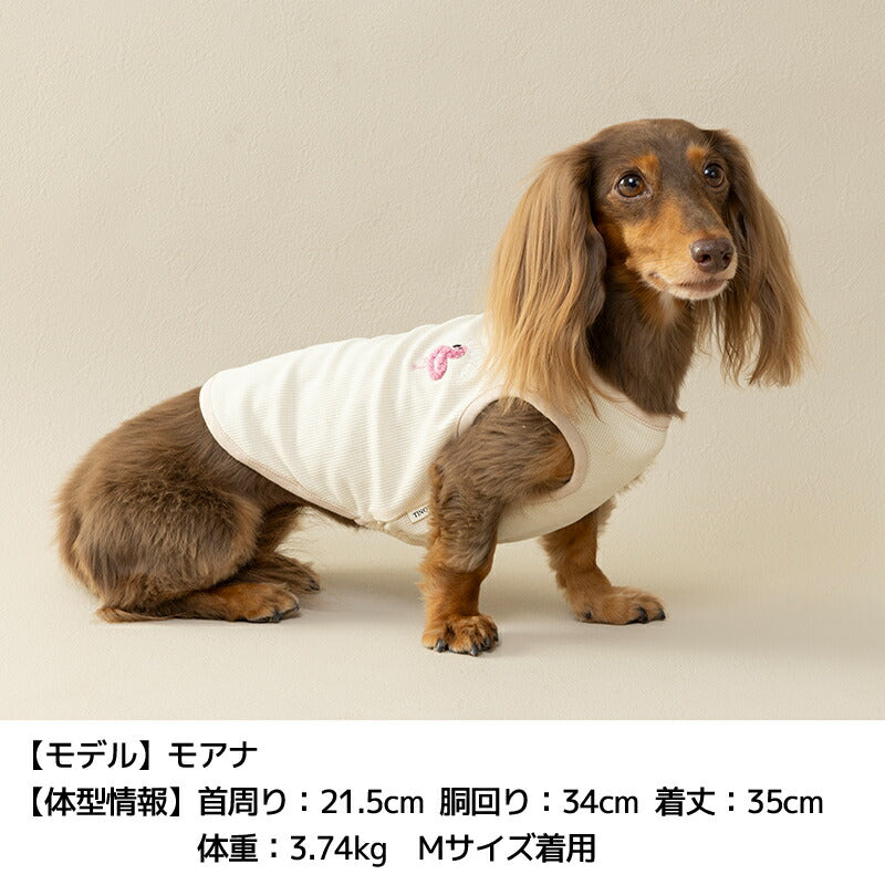 モコモコ刺しゅうタンク XS/S/M/L/XL/XXL TINOTITO -ティノティート- 犬服 ドッグウェア TT25SS tt251380