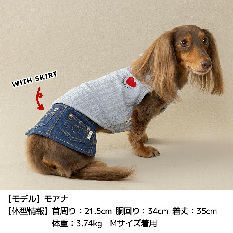 ポコポコリボンタンク XS/S/M/L/XL/XXL TINOTITO -ティノティート- 犬服 ドッグウェア TT25SS tt251384