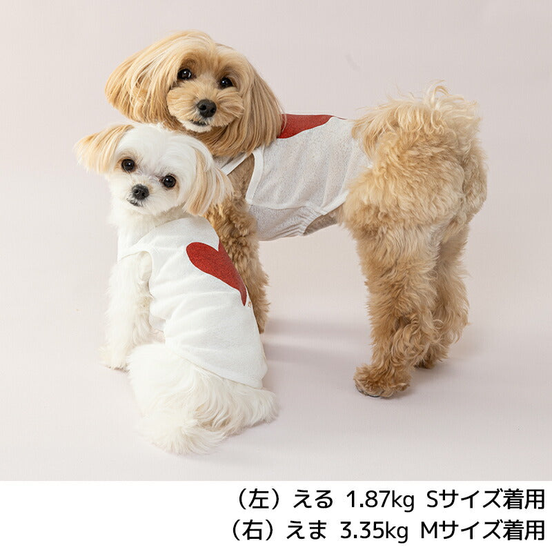 ラメハートタンク XS/S/M/L/XL/XXL TINOTITO -ティノティート- 犬服 ドッグウェア TT25SS tt251396