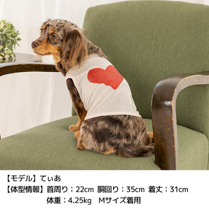 ラメハートタンク XS/S/M/L/XL/XXL TINOTITO -ティノティート- 犬服 ドッグウェア TT25SS tt251396